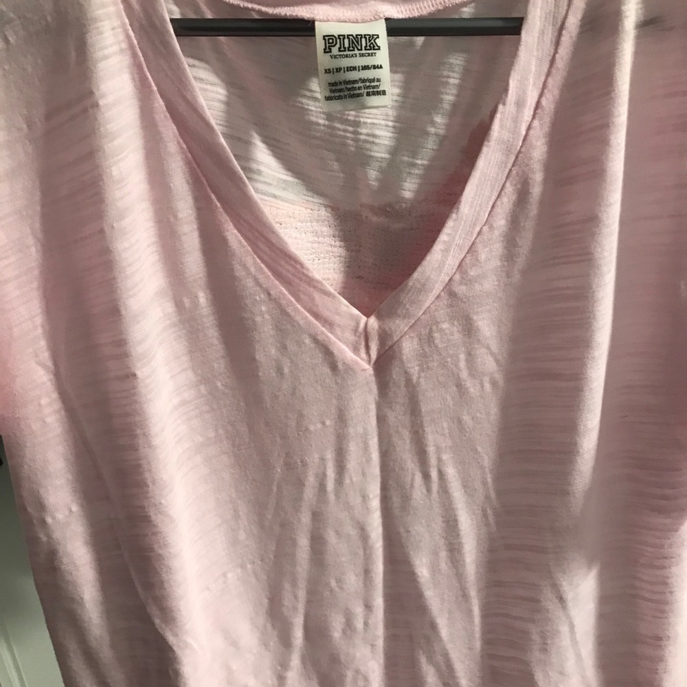 NWOT VS PINK Bling V-neck Tee